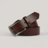 Handmade Full-Grain Leather Belt for Men, Classic Design